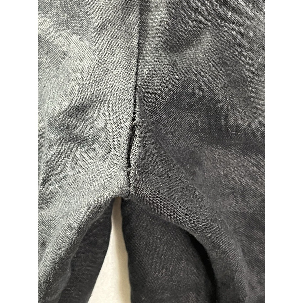 Eileen Fisher Organic Linen Black Shorts Sz 3XL —Stitching Issue - Picture 7 of 9
